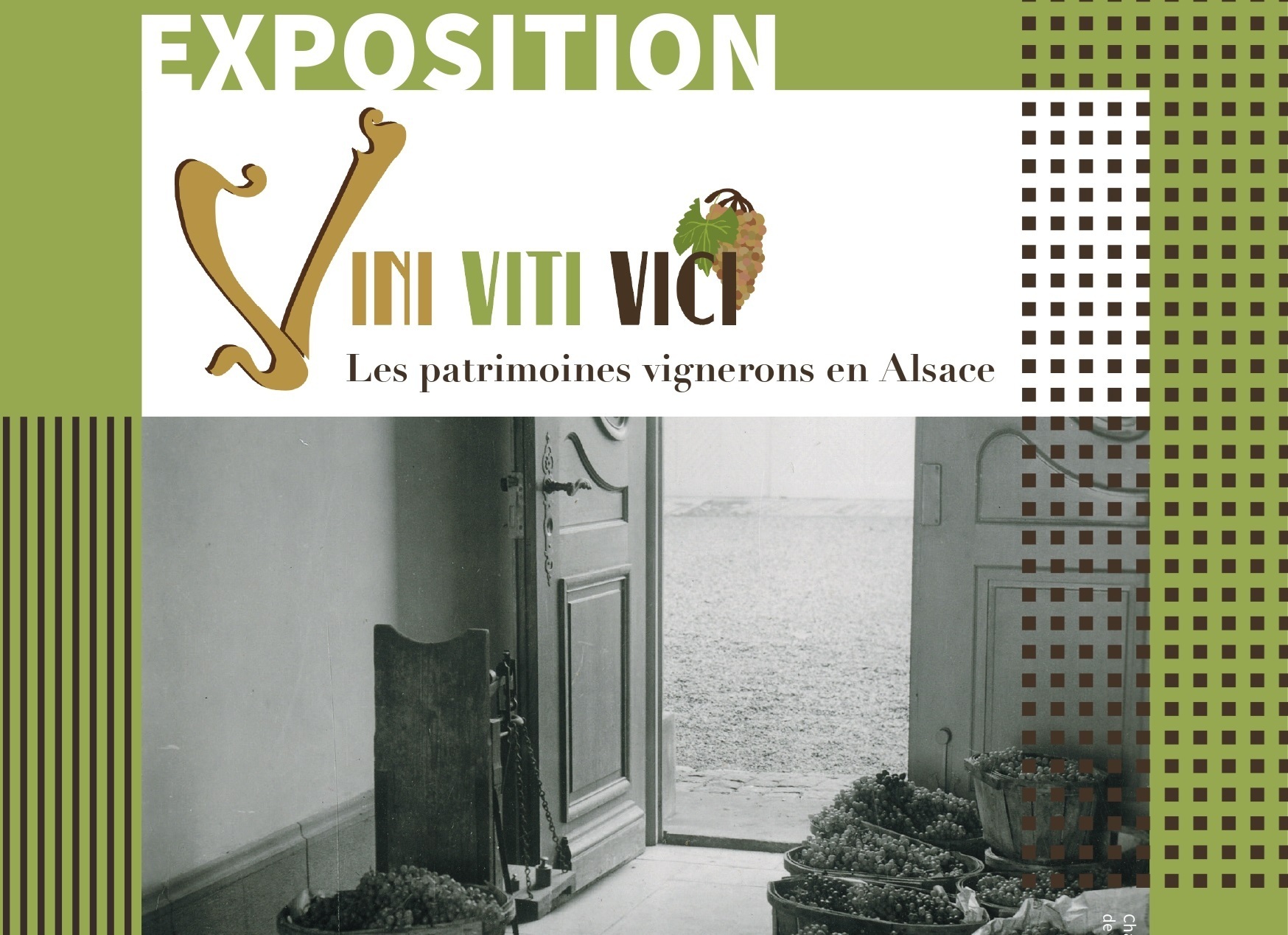 Exposition "Vini Viti Vici : Les patrimoines vignerons en Alsace" Du 20 au 22 sept 2024