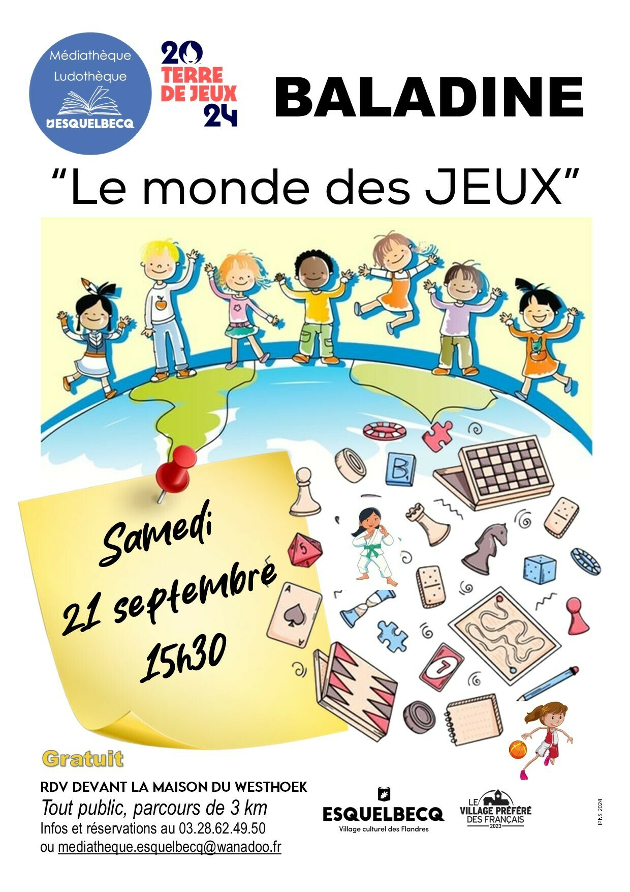 Baladine "Le monde des jeux" Le 21 sept 2024