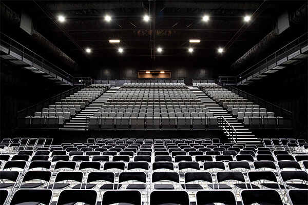 Visite de la salle des musiques actuelles du Pays d