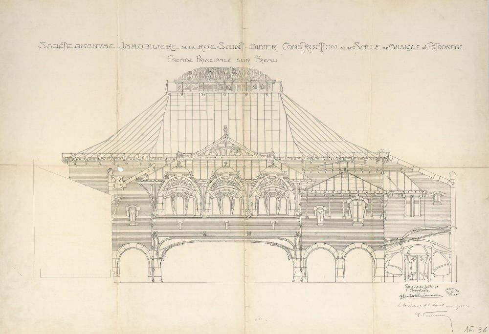 Exposition "Hector Guimard, architectures parisiennes"