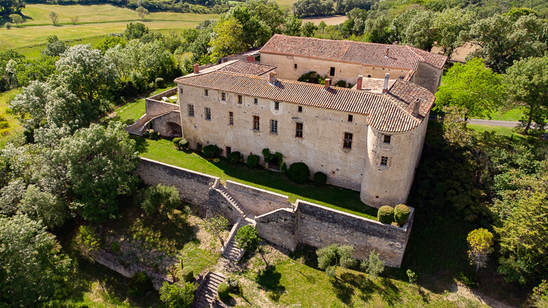 Visite du château de Malvignol et des jardins en terrasse d