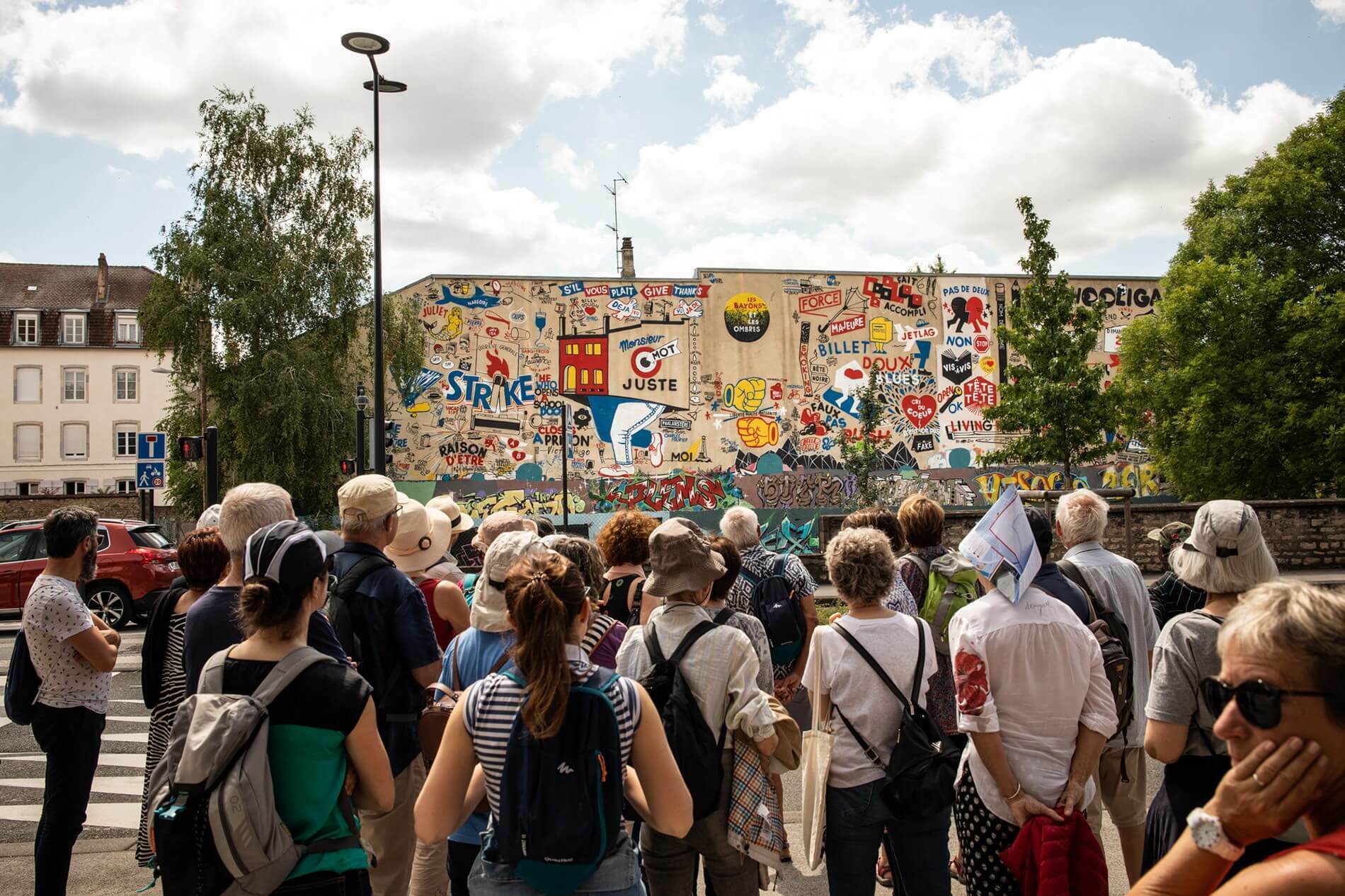 Visite des œuvres du festival « Bien Urbain »