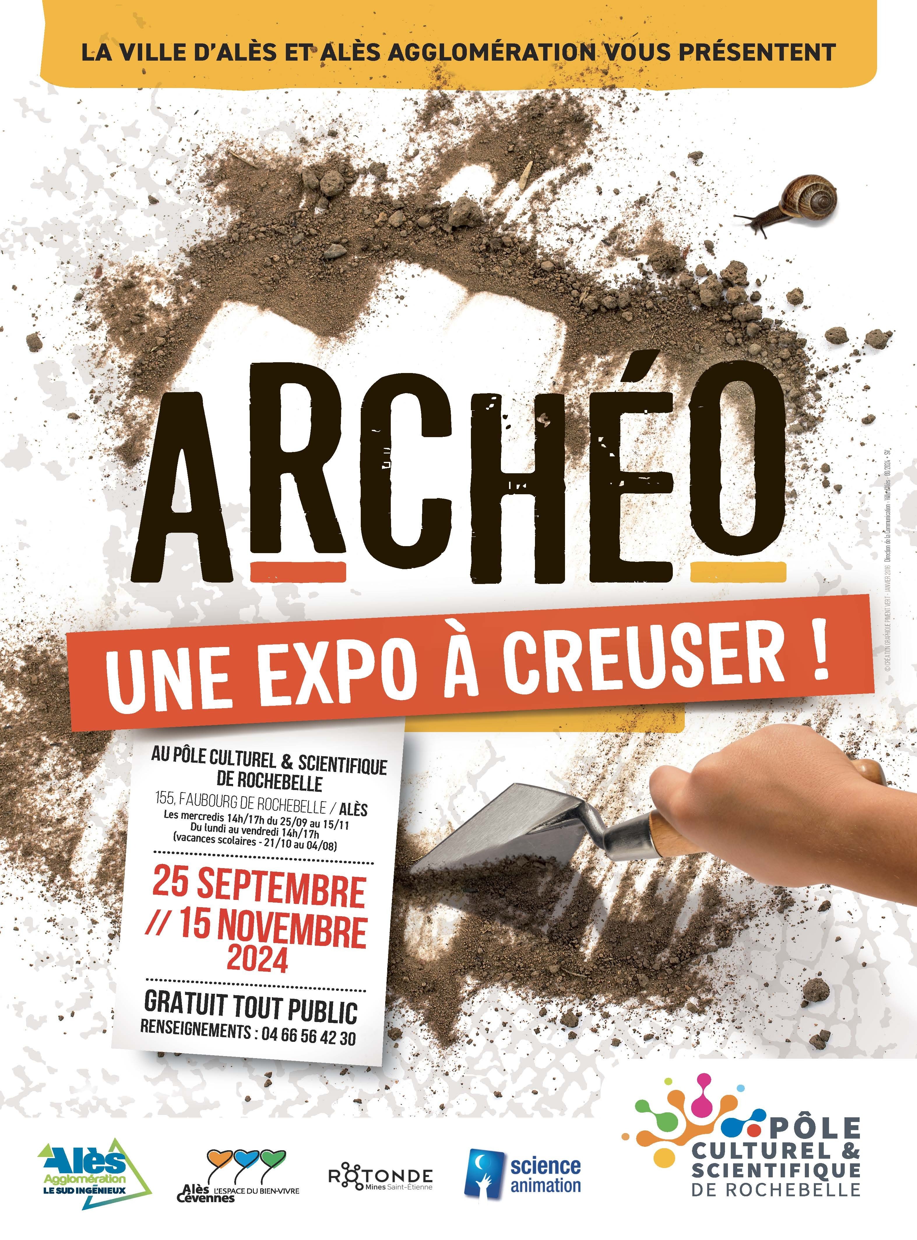 « Archéo, une expo à creuser ! » :... Du 21 au 22 sept 2024