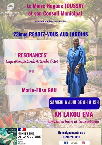 Exposition Marché d'Art : Résonances - Marie-Elise Gau