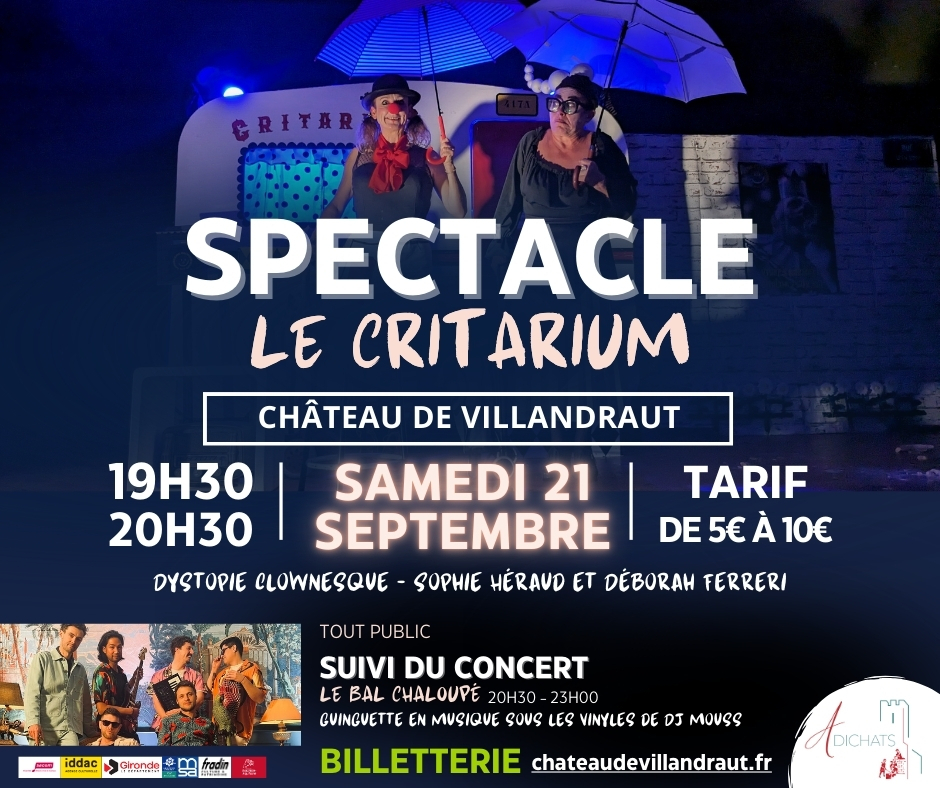 Spectacle : « Le critarium » Le 21 sept 2024