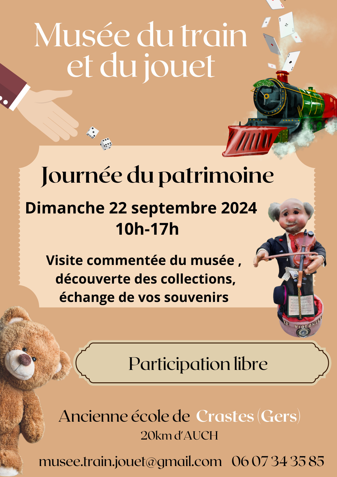 Retour en enfance au musée du train et du jouet ancien Le 22 sept 2024