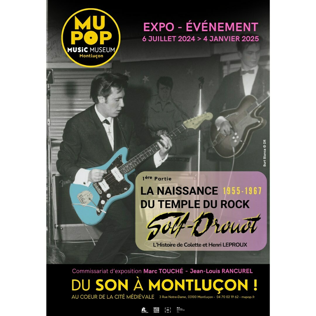 Exposition "la Naissance du Temple du Rock : le Golf Drouot" Le 21 sept 2024