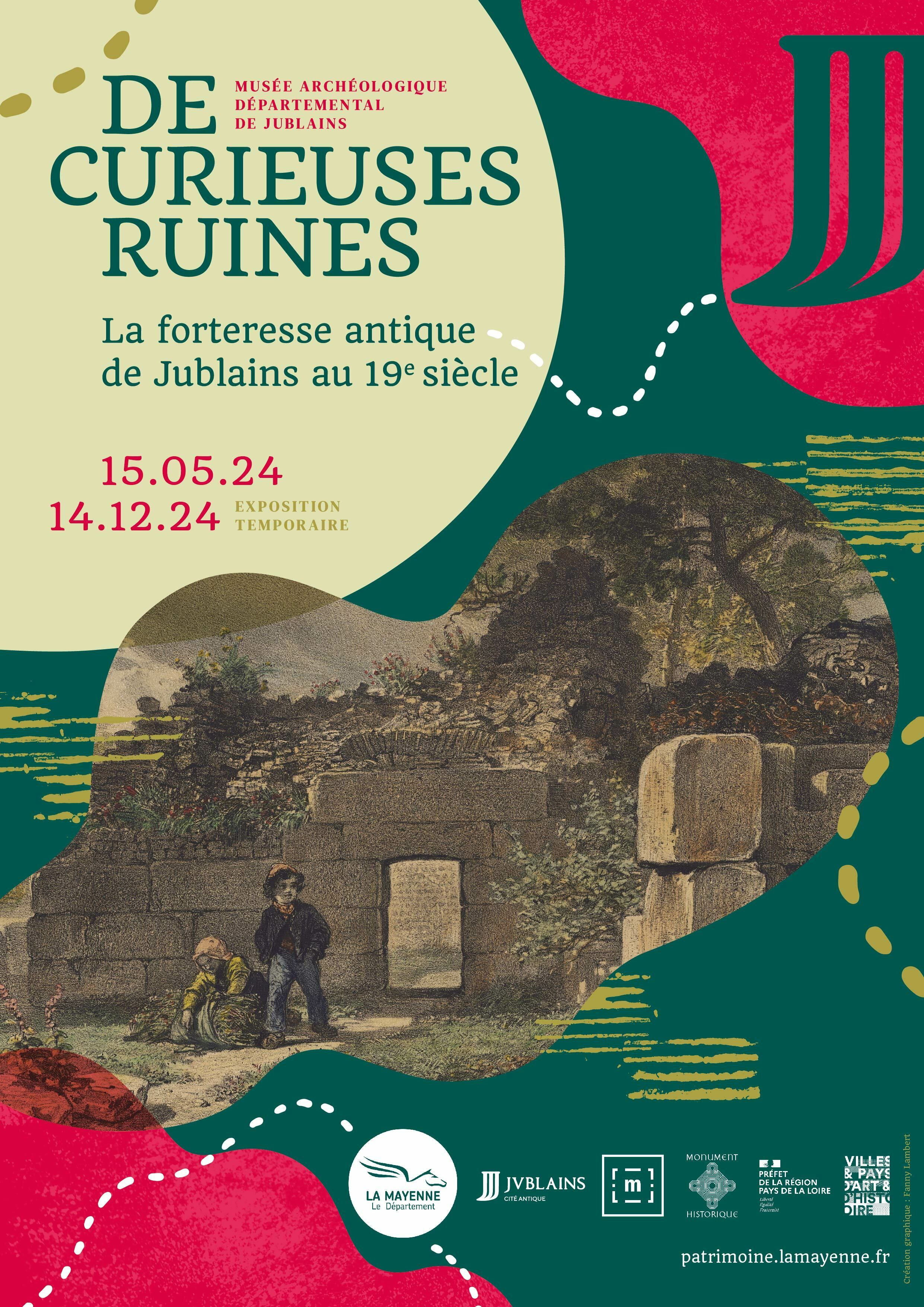 De Curieuses ruines, la forteresse au 19e siècle