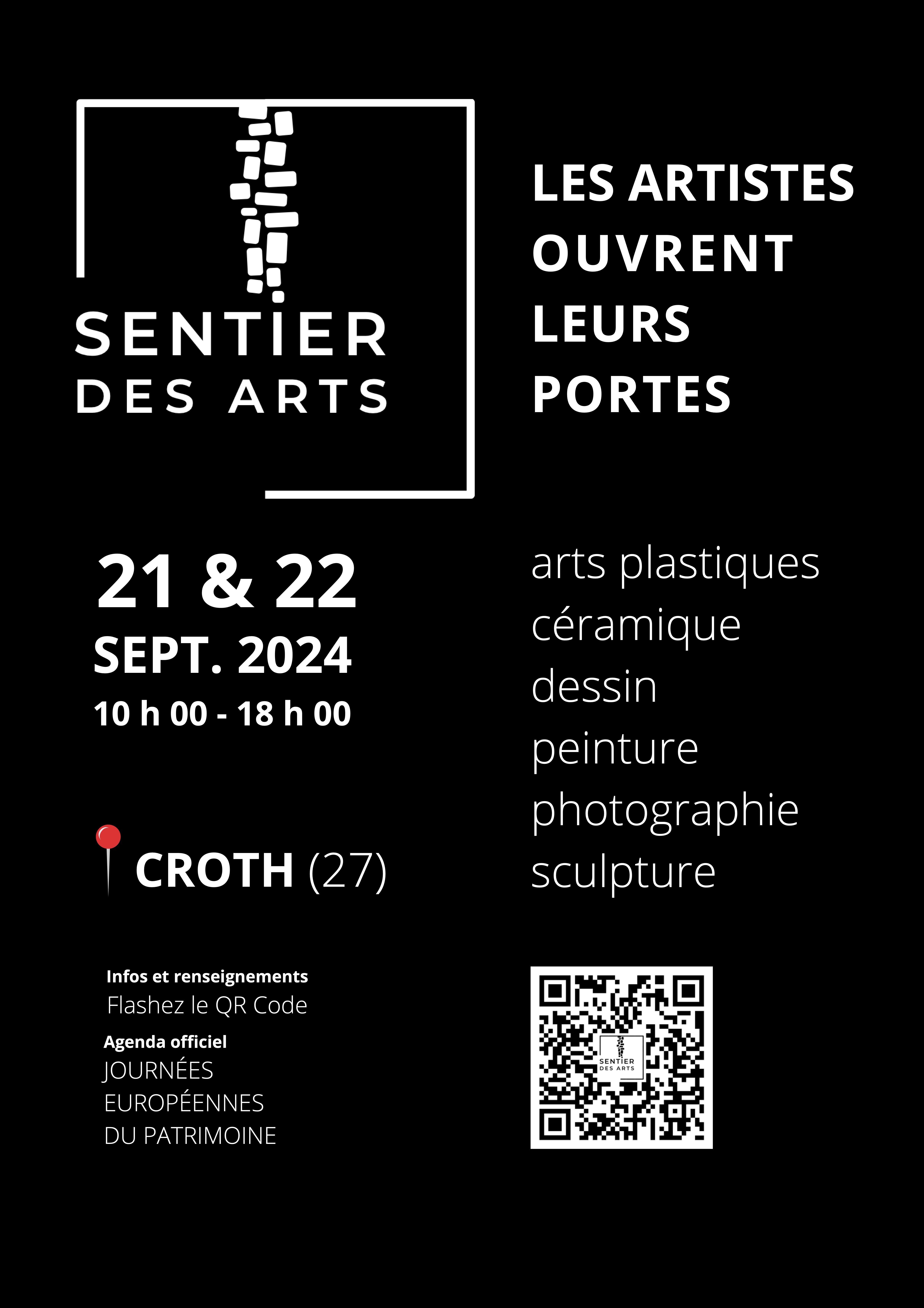 Circuit : sentier des arts Du 21 au 22 sept 2024