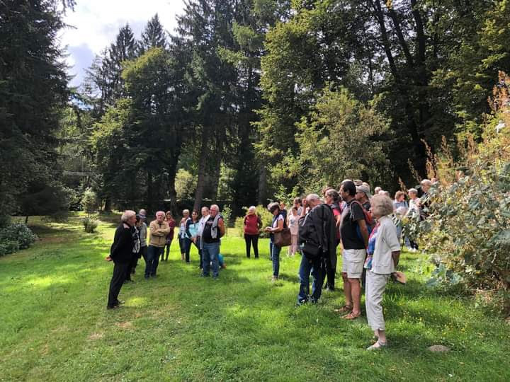 Visite du parc arboretum de Saint-Setiers