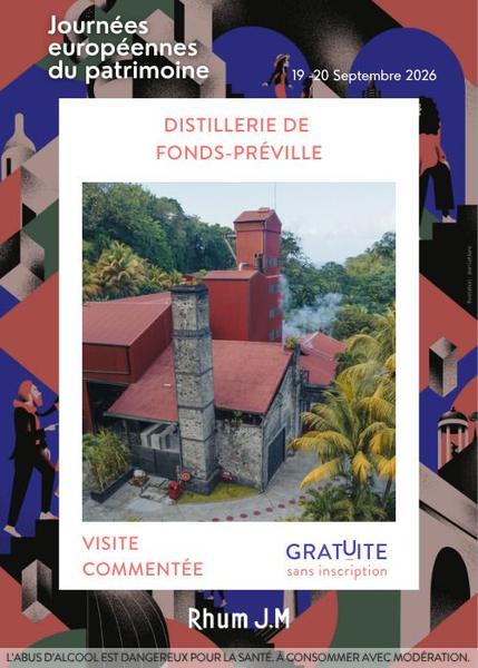 Visite commentée de la Distillerie de Fonds-Préville_Rhum J.M