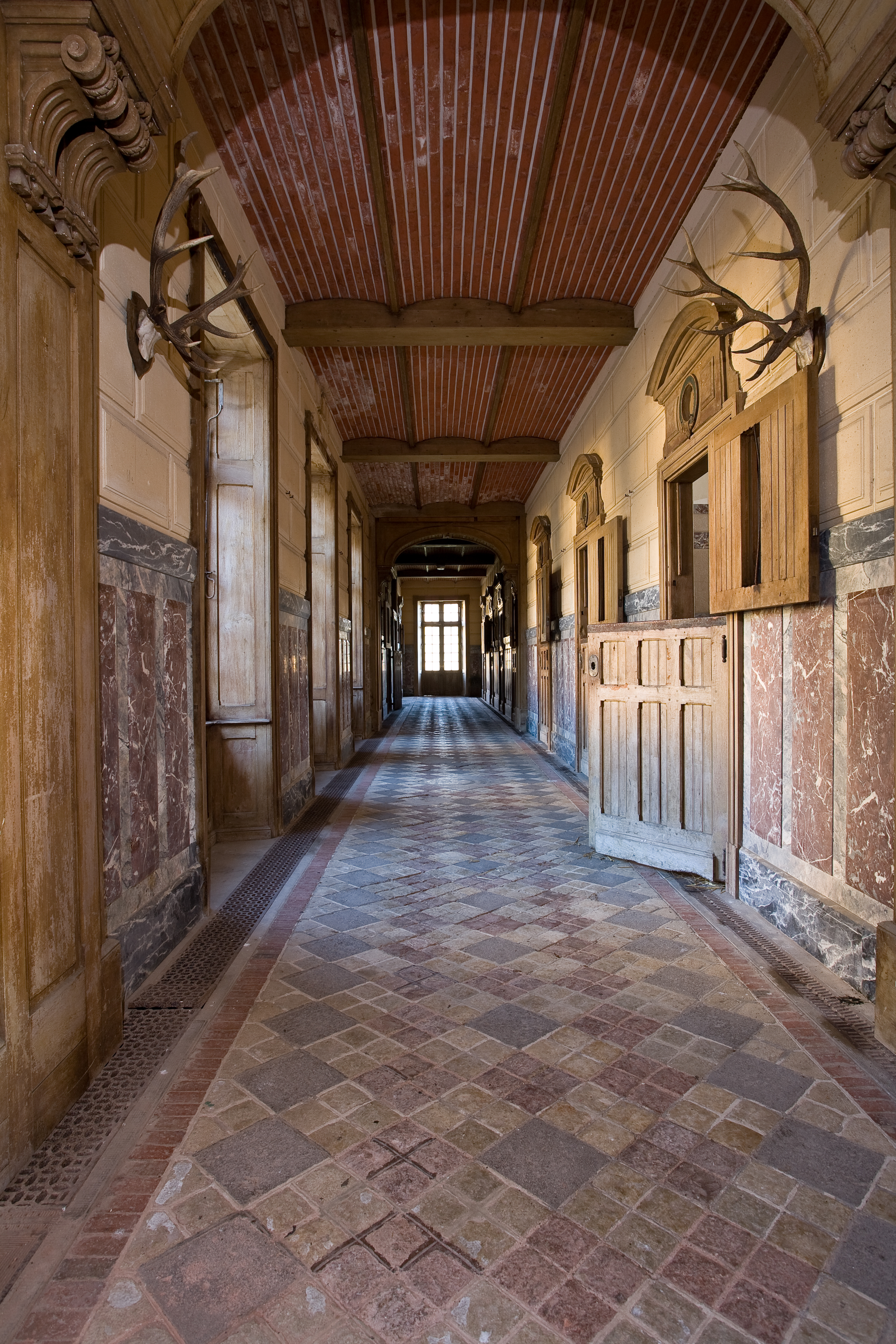 Visite du parc et des écuries du château de Prye