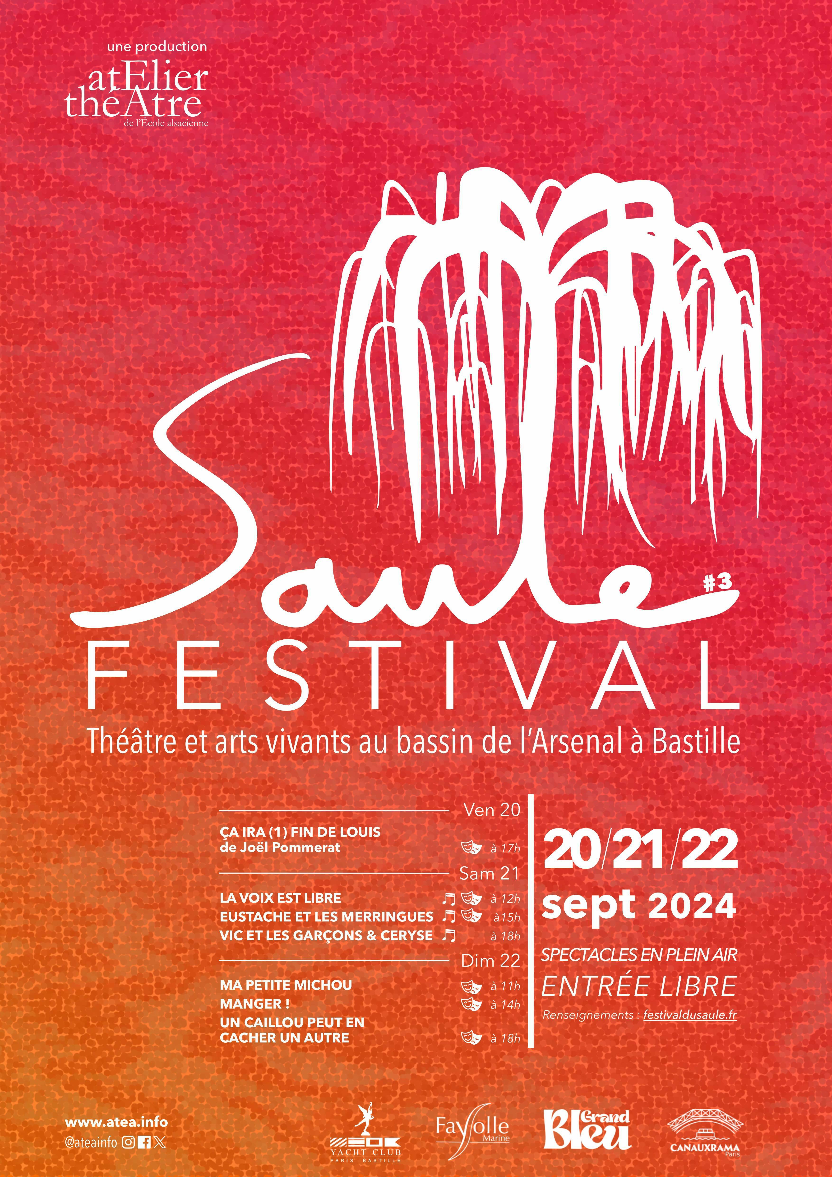 Festival du Saule - Théâtre et arts vivants au port... Du 20 au 22 sept 2024