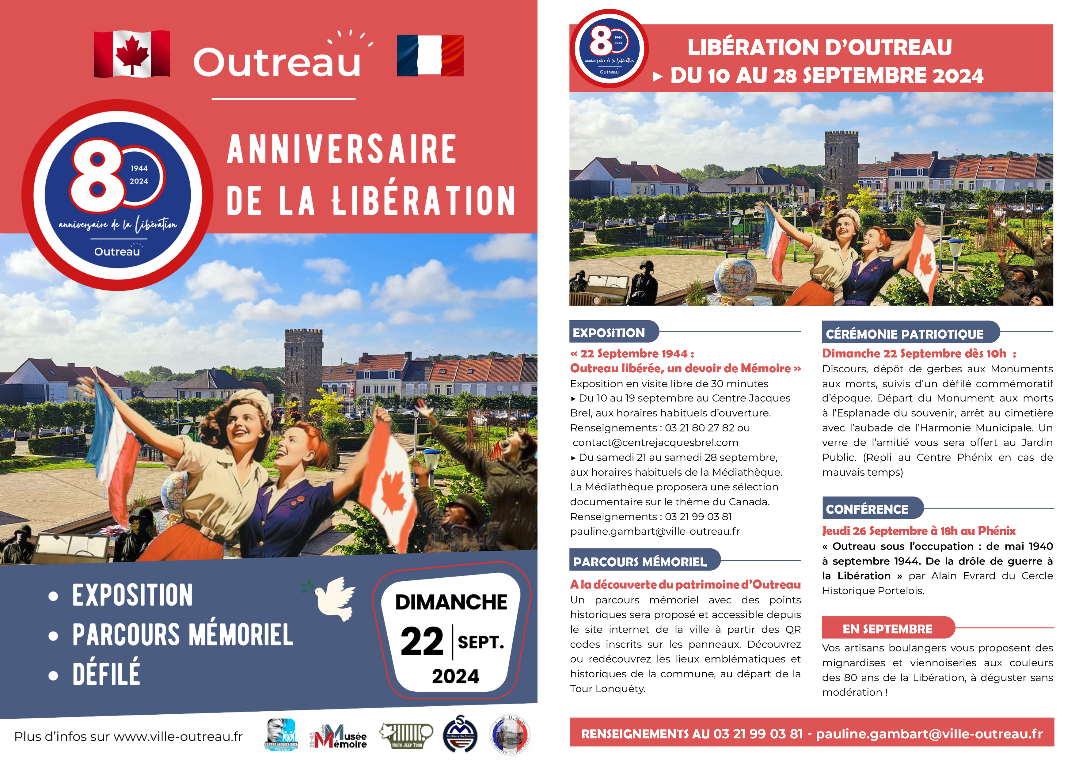 Célébration des 80 ans de la Libération de la commune d