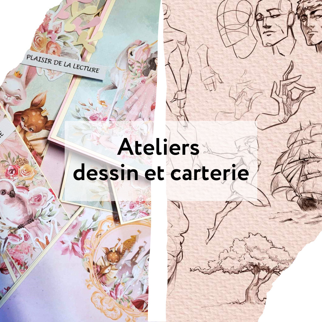 Ateliers créatifs de dessin et carterie Du 21 au 22 sept 2024