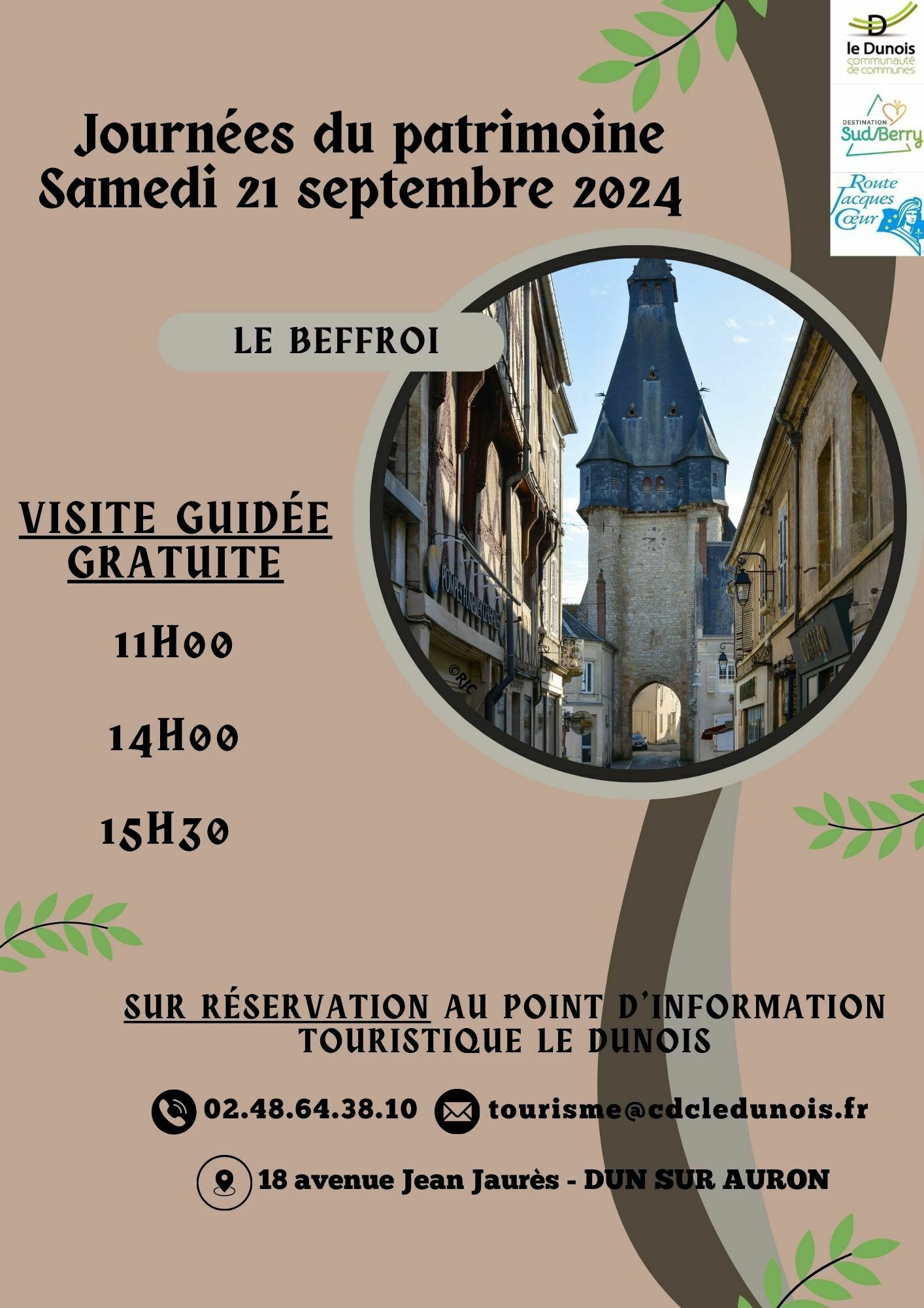 Visite guidée Le 21 sept 2024