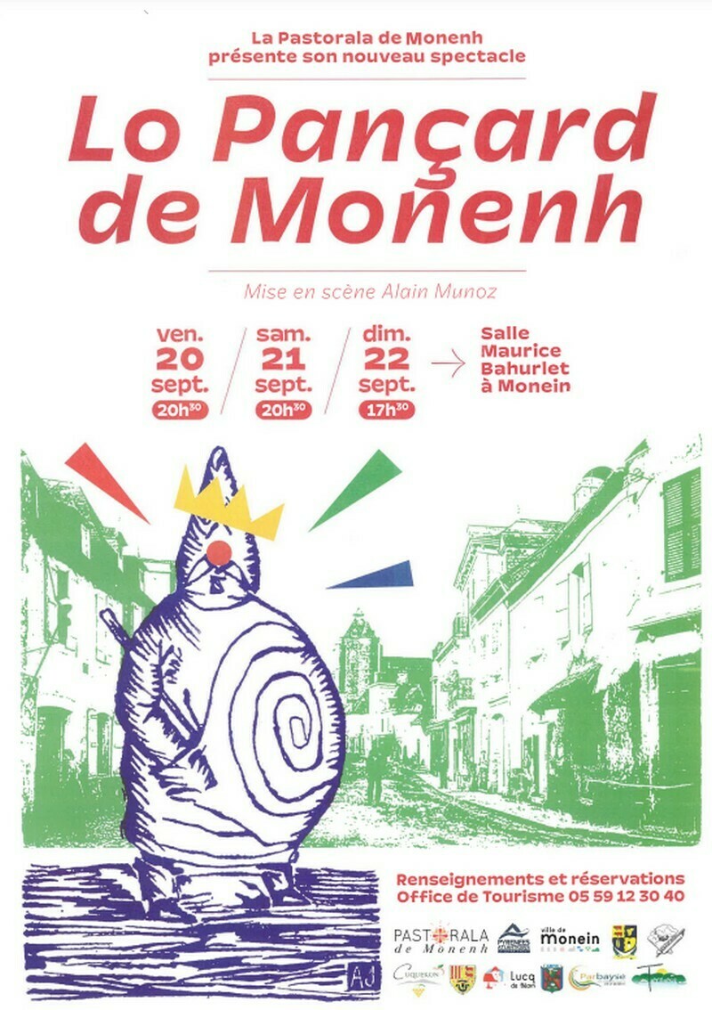 Spectacle : « Pastoralah de Monenh : Lo Pançard... Du 20 au 22 sept 2024