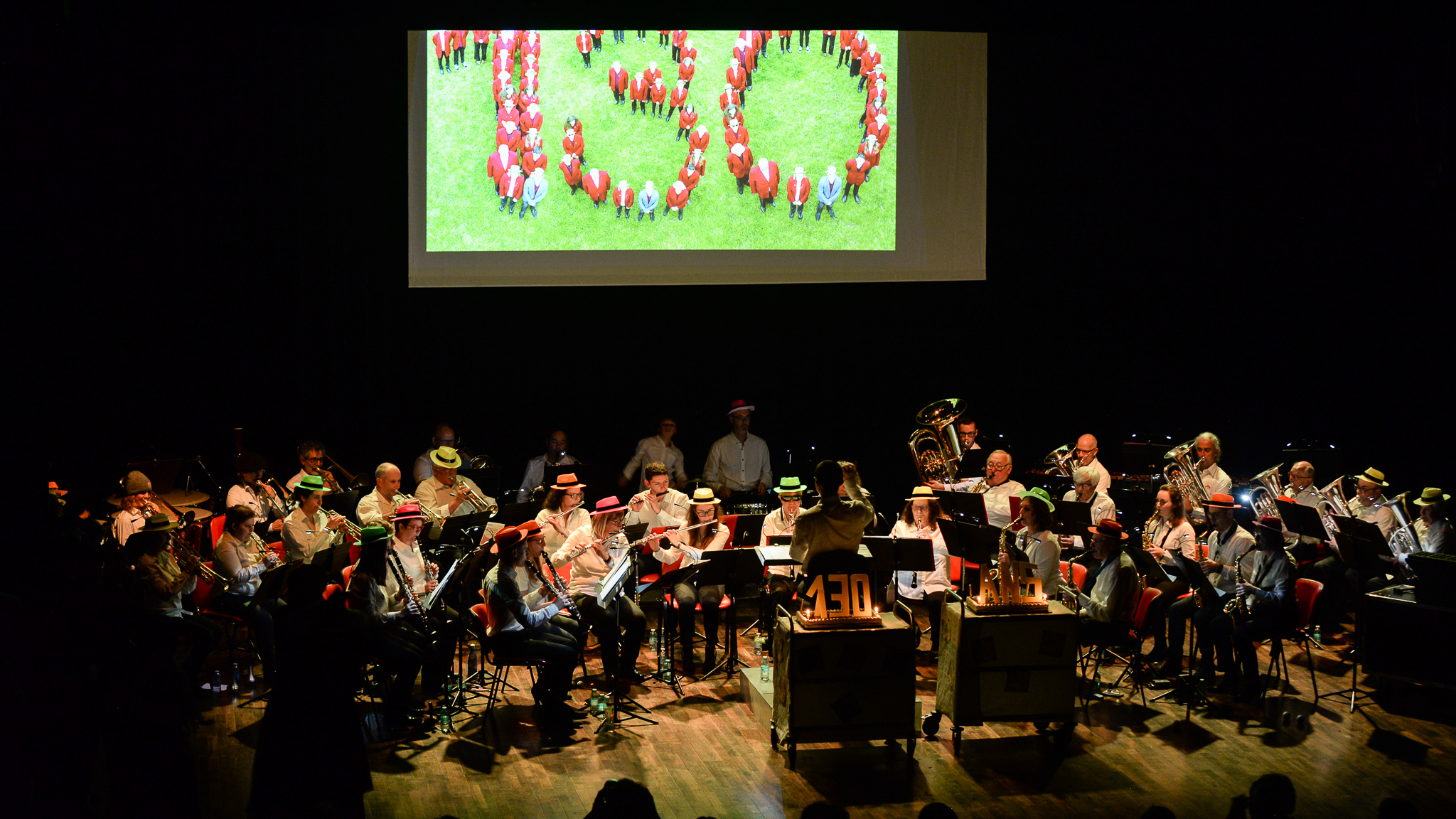 Projection du concert "130 ans de musique de Passy"