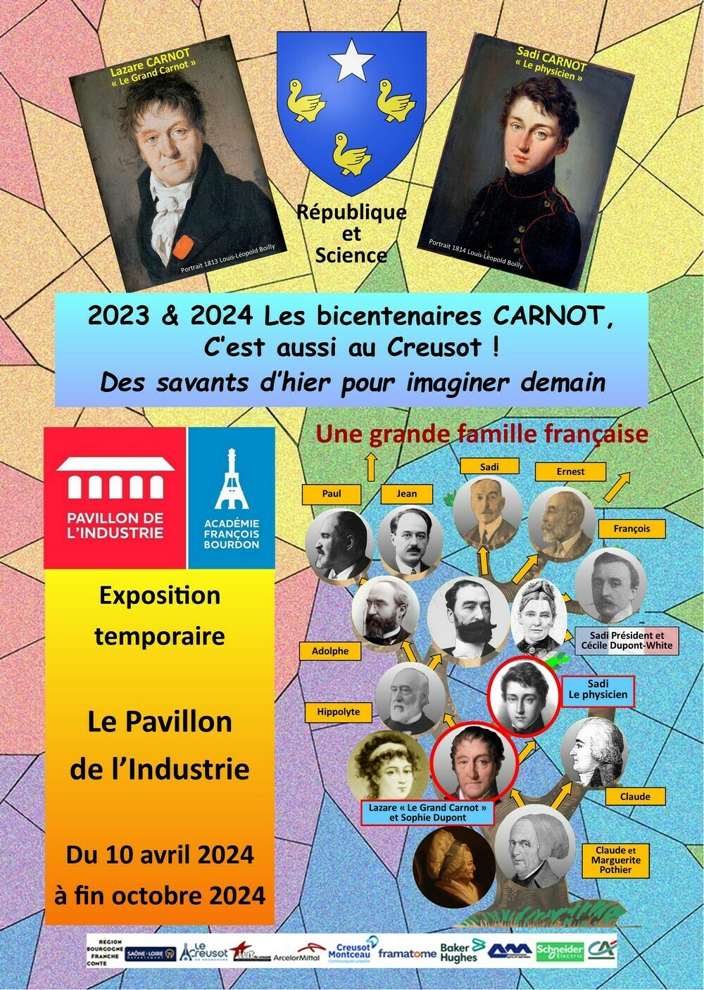 Exposition « 2023-24, les bicentenaires Carnot, c