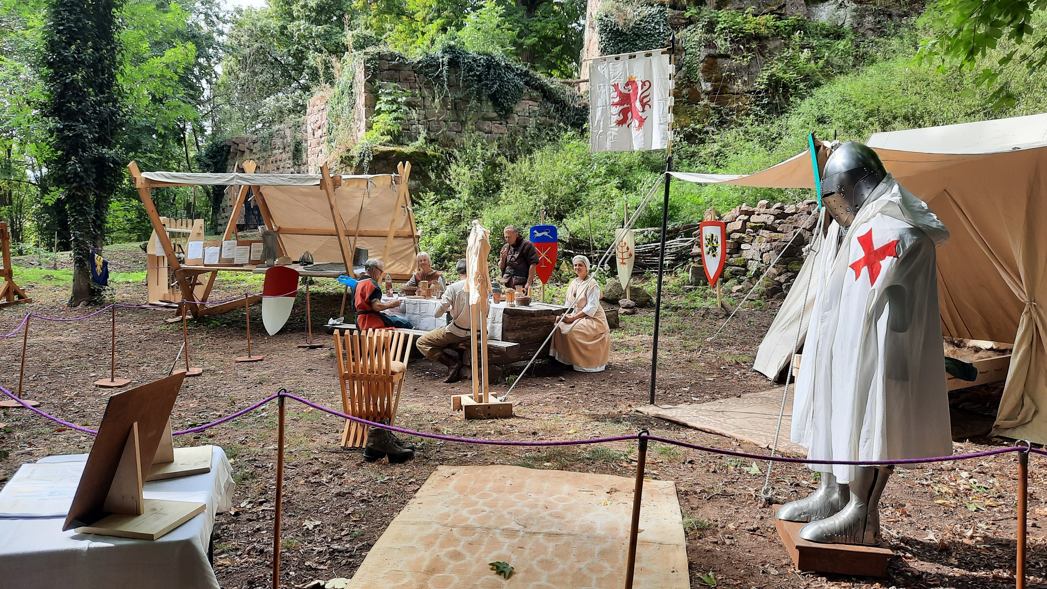 Découvrez un campement médiéval Le 22 sept 2024