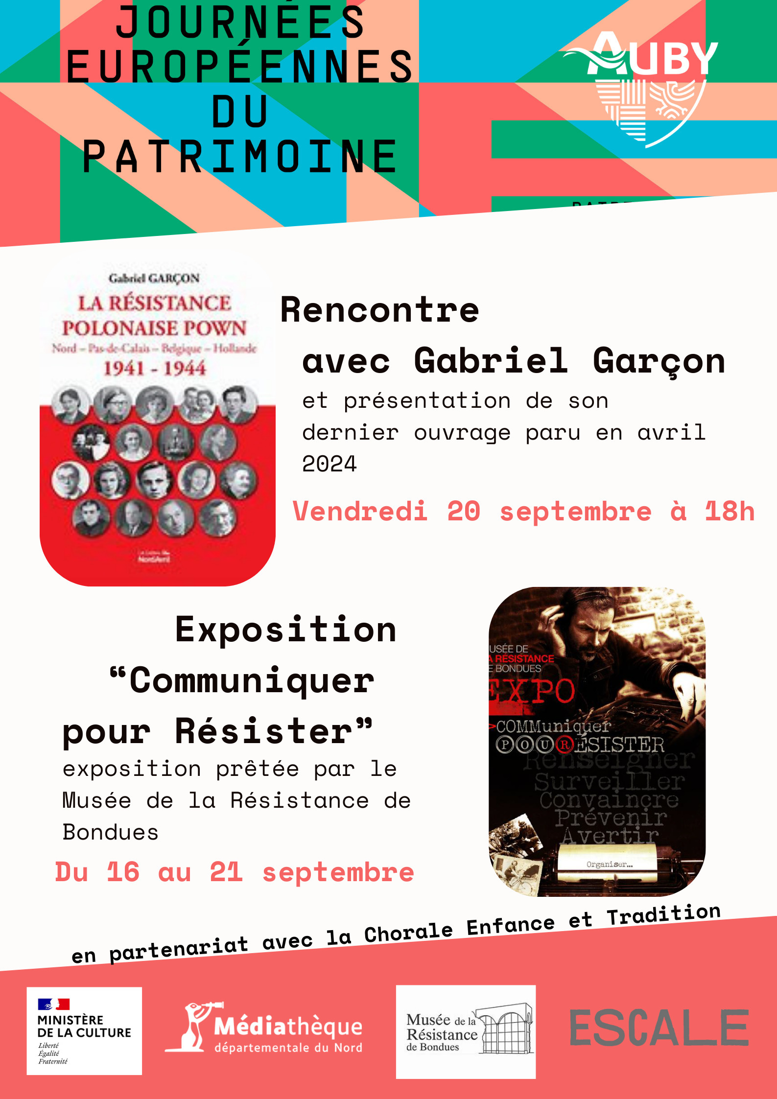 RENCONTRE AVEC GABRIEL GARçON : LA RESISTANCE POLONAISE... Le 20 sept 2024