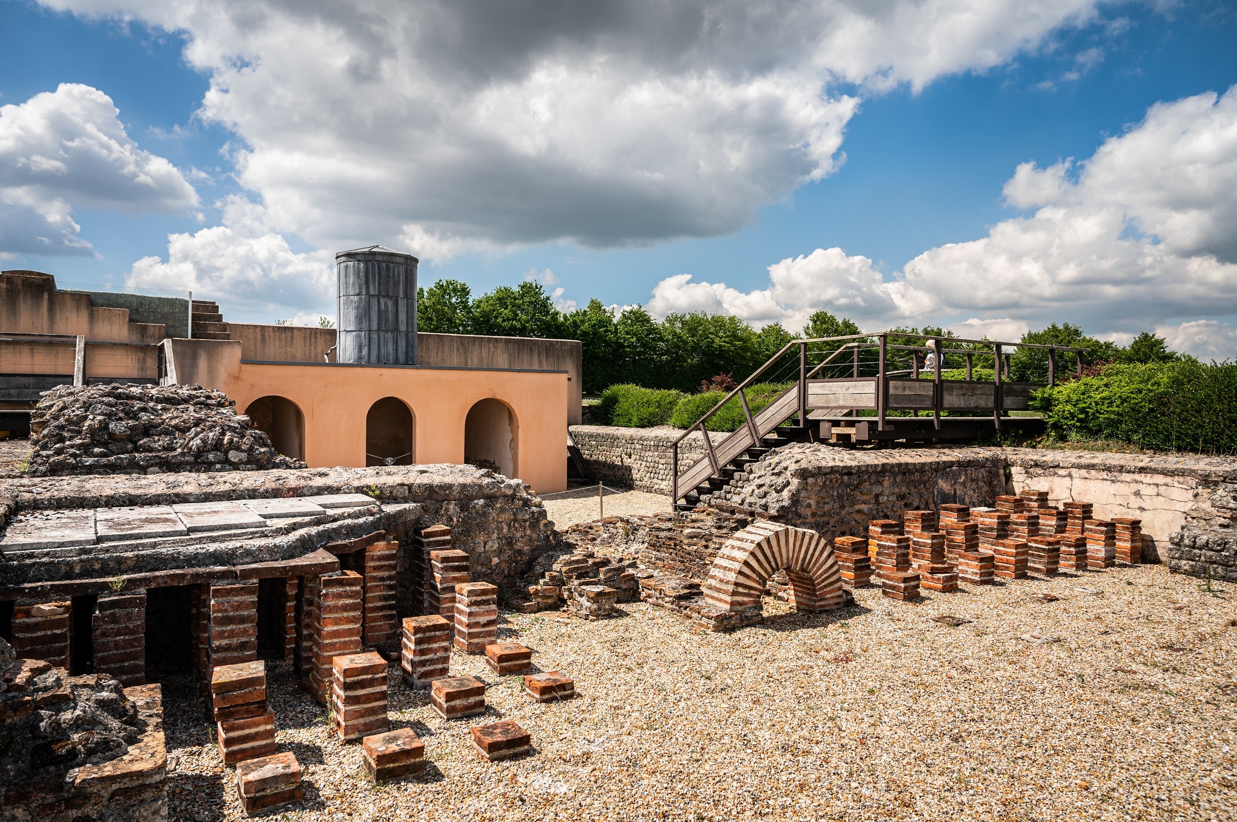 Visite guidée des thermes