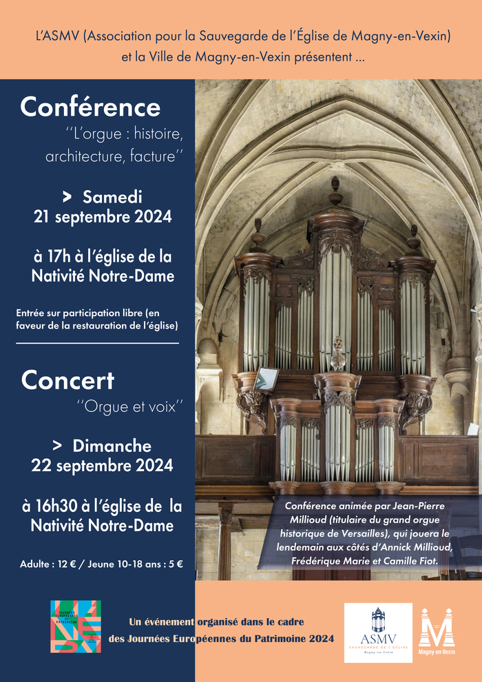 Orgue et voix Le 22 sept 2024