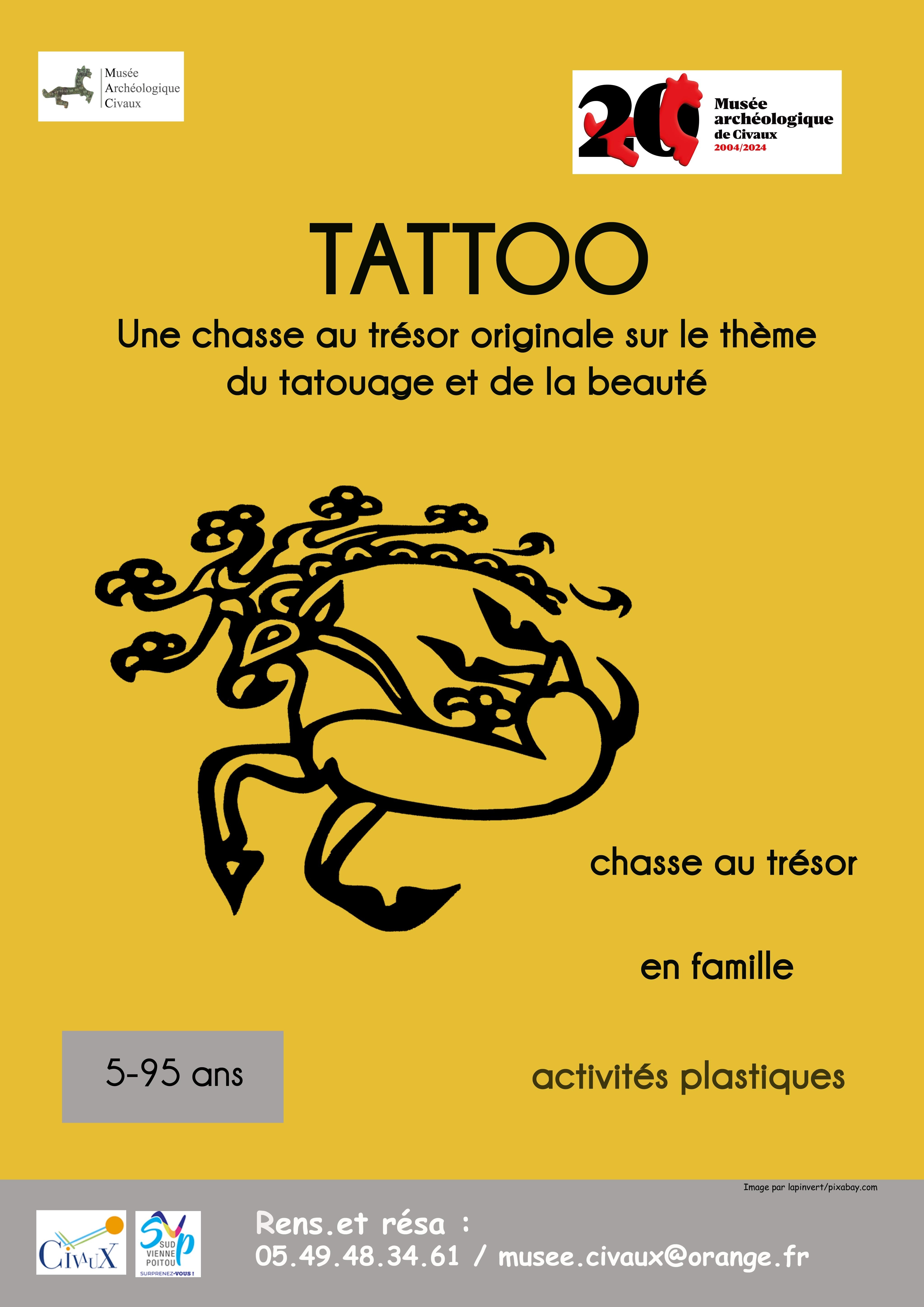 Chasse au trésor : « TATTOO » Le 22 sept 2024