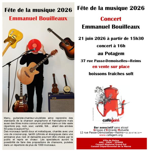 Concert d'Emmanuel Bouilleaux