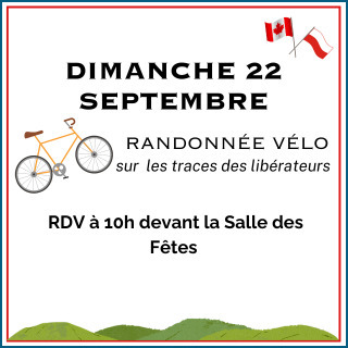 Circuit : randonnée guidée à vélo... Le 22 sept 2024