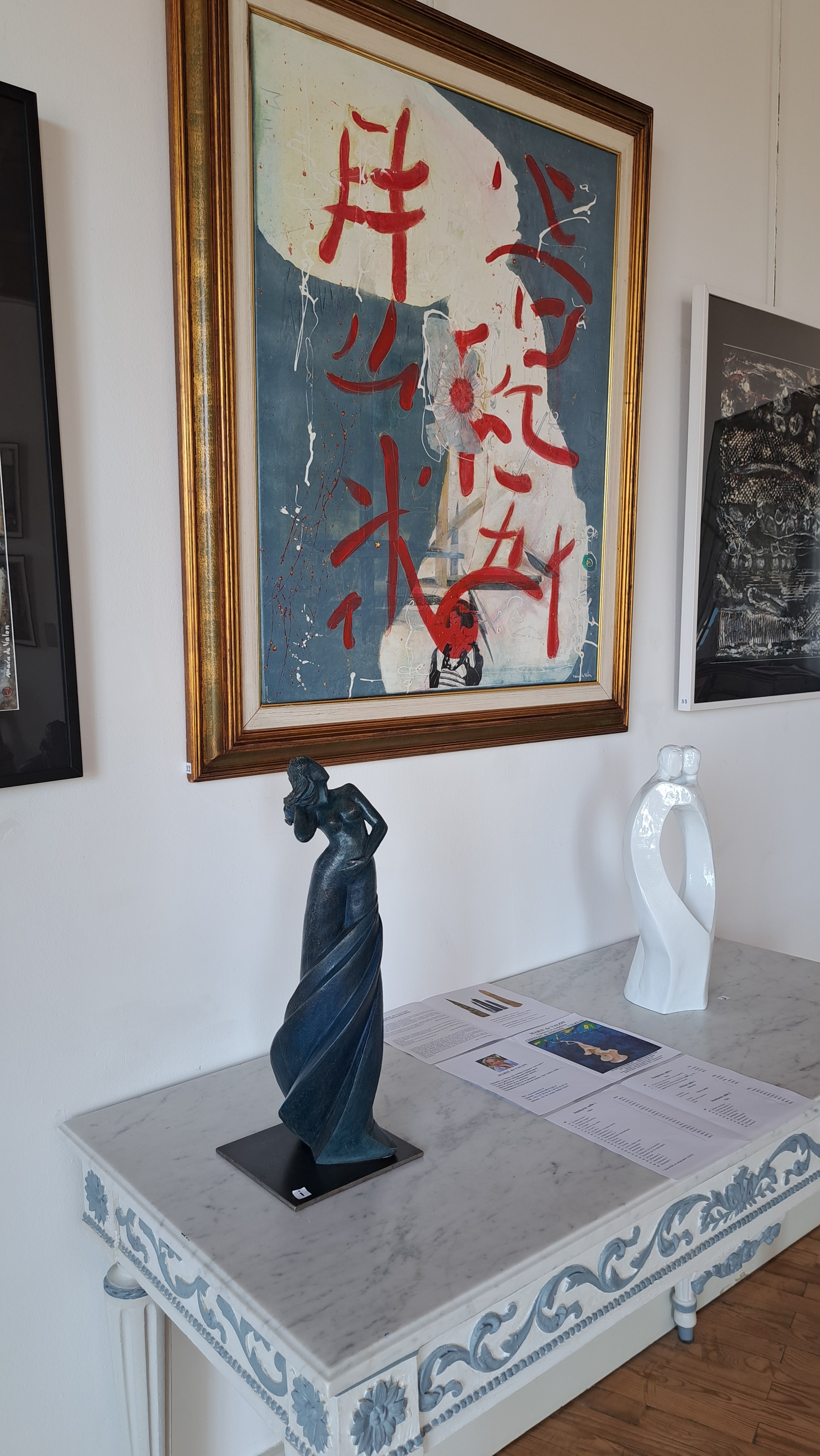 Exposition de peintures et de sculptures de Marie de Valon