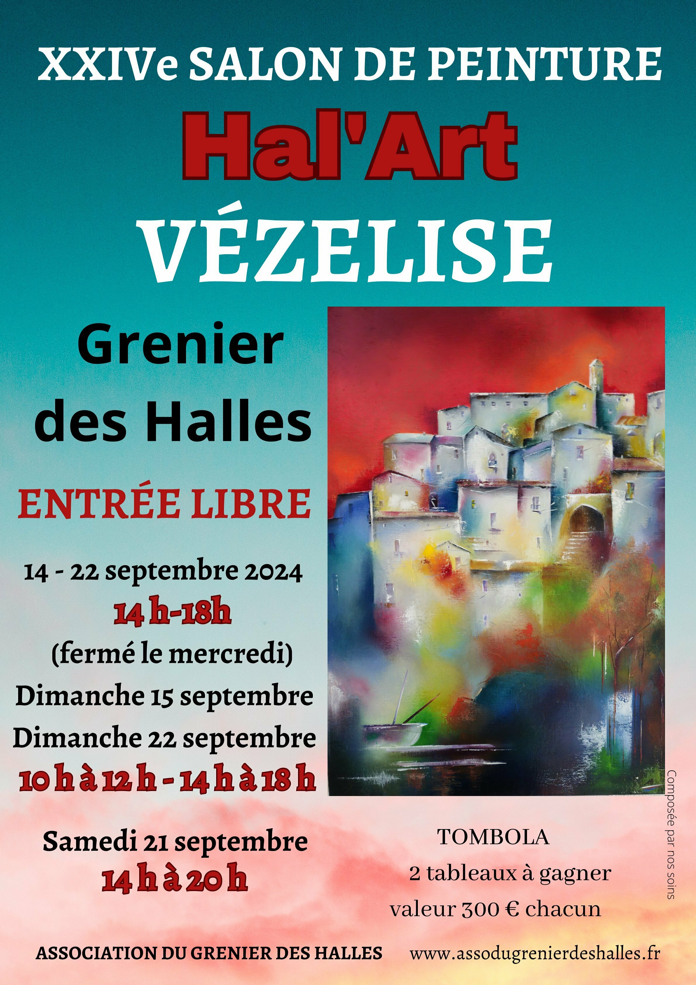 Découvrez un salon de peinture dans un ancien grenier... Du 20 au 22 sept 2024