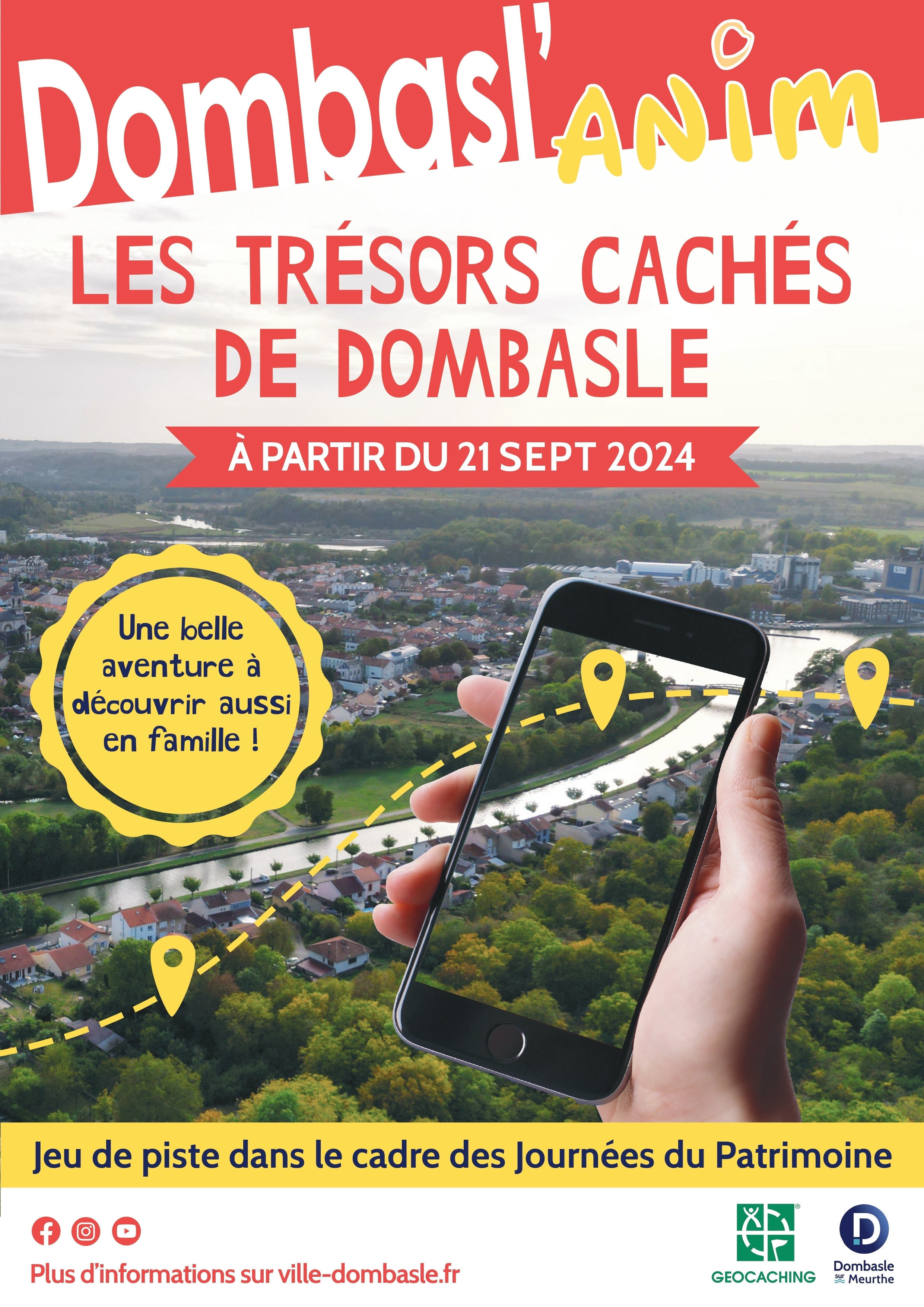 Jeu de piste "Les trésors cachés de Dombasle" Du 21 au 22 sept 2024