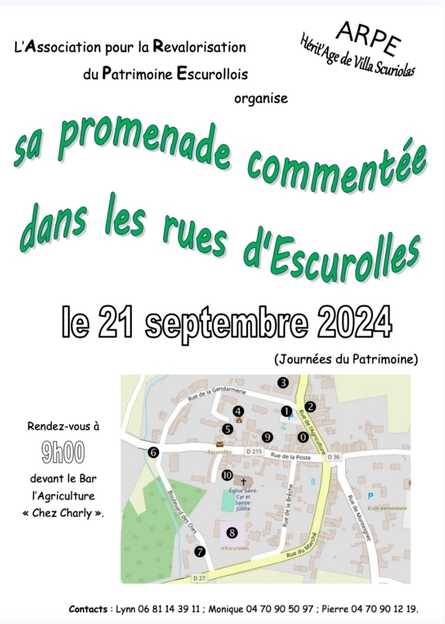 Escurolles -Visite commentée et exposition Château... Le 21 sept 2024