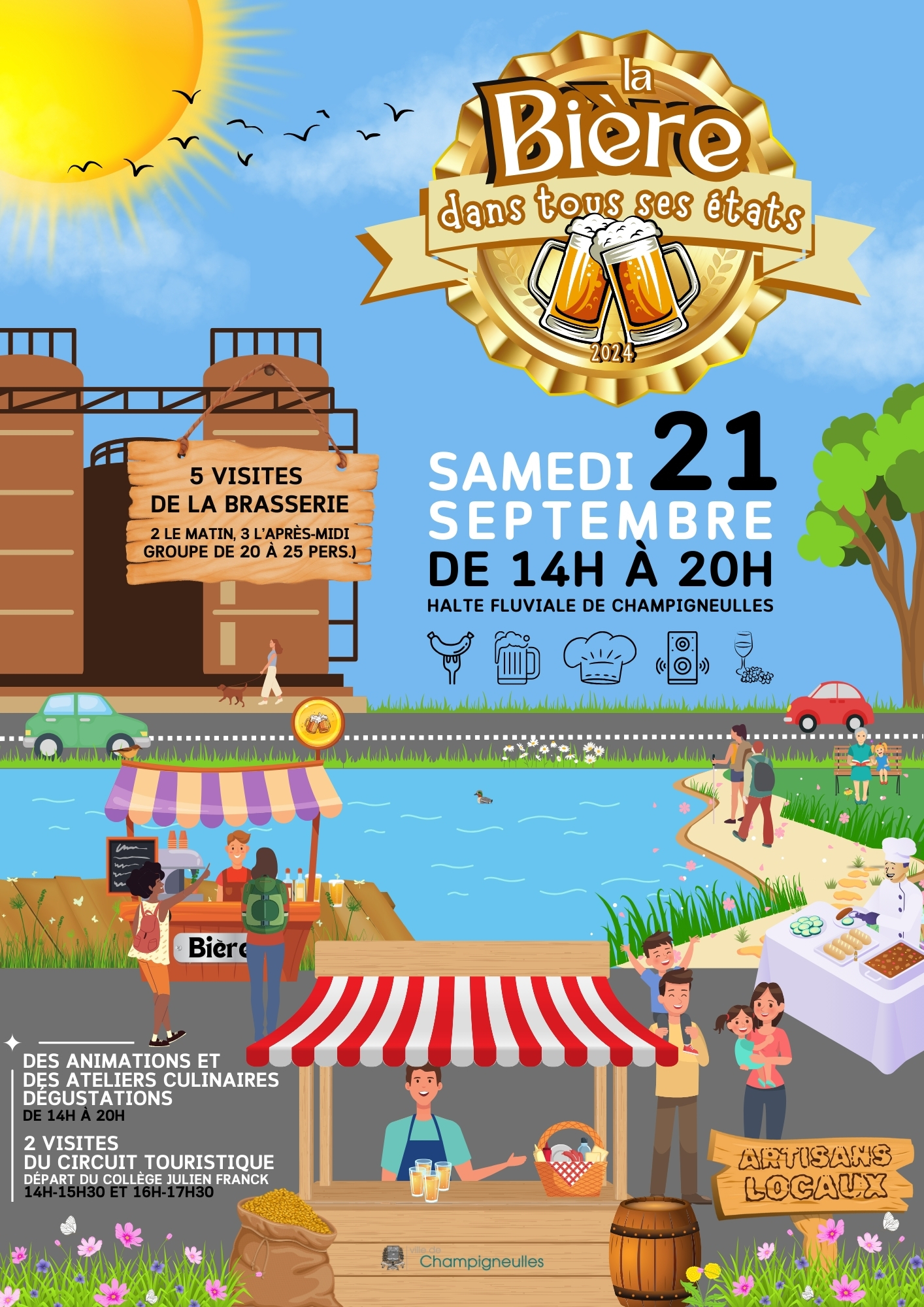 Animations au port de Champigneulles Le 21 sept 2024