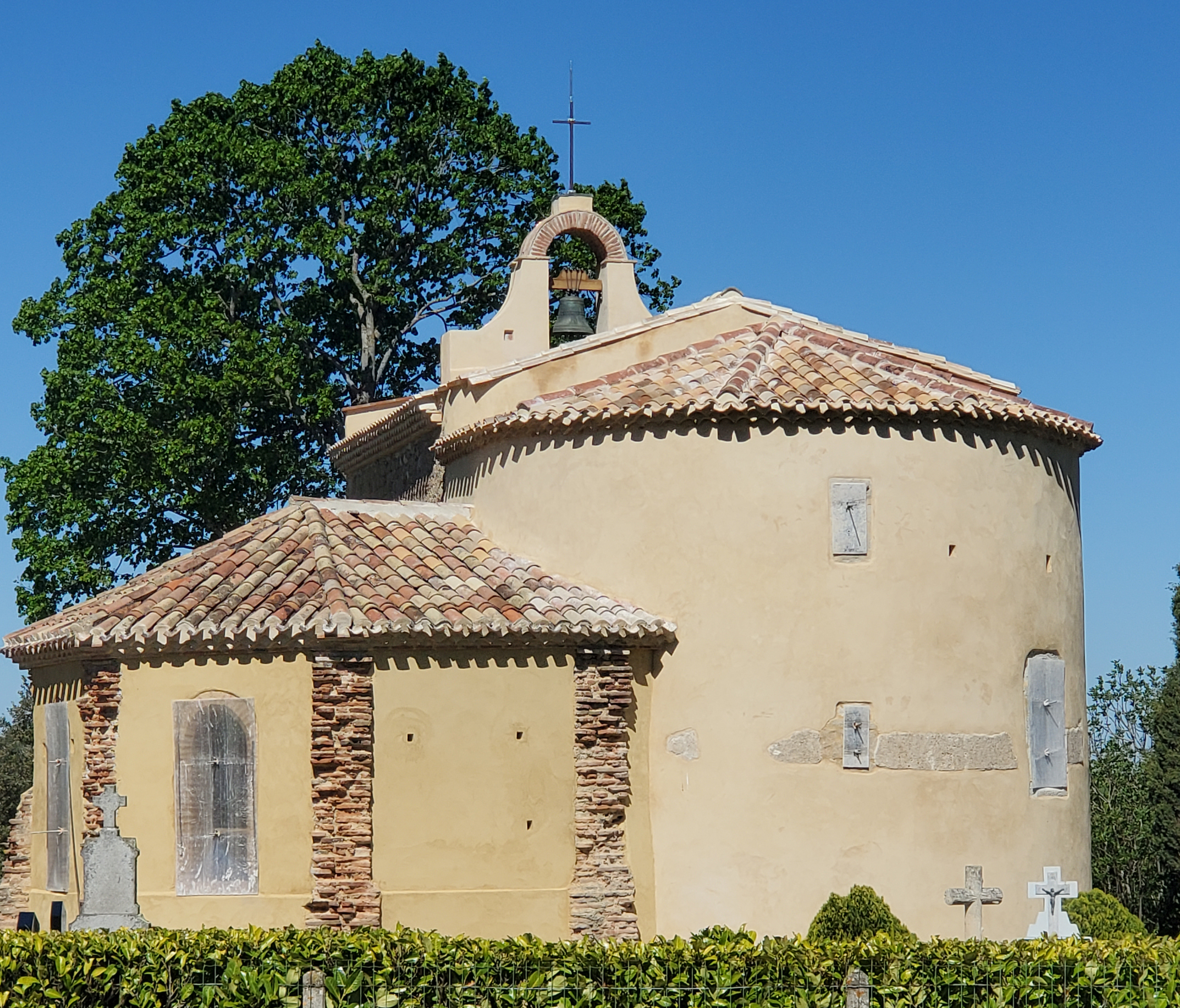 Visite extérieure de la chapelle Saint-Martin de Vaudreuille Le 22 sept 2024