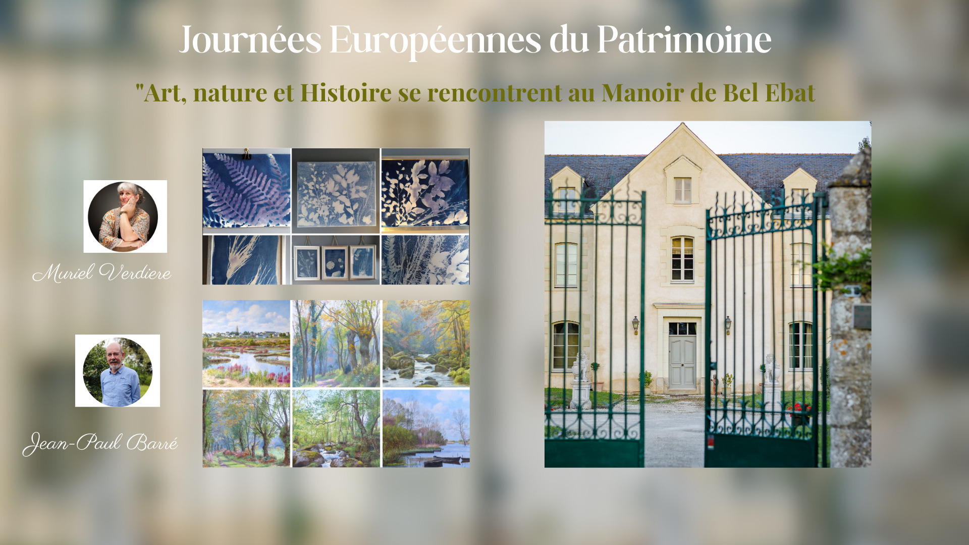 Art, nature et histoire se rencontrent au manoir de Bel Ebat Du 21 au 22 sept 2024