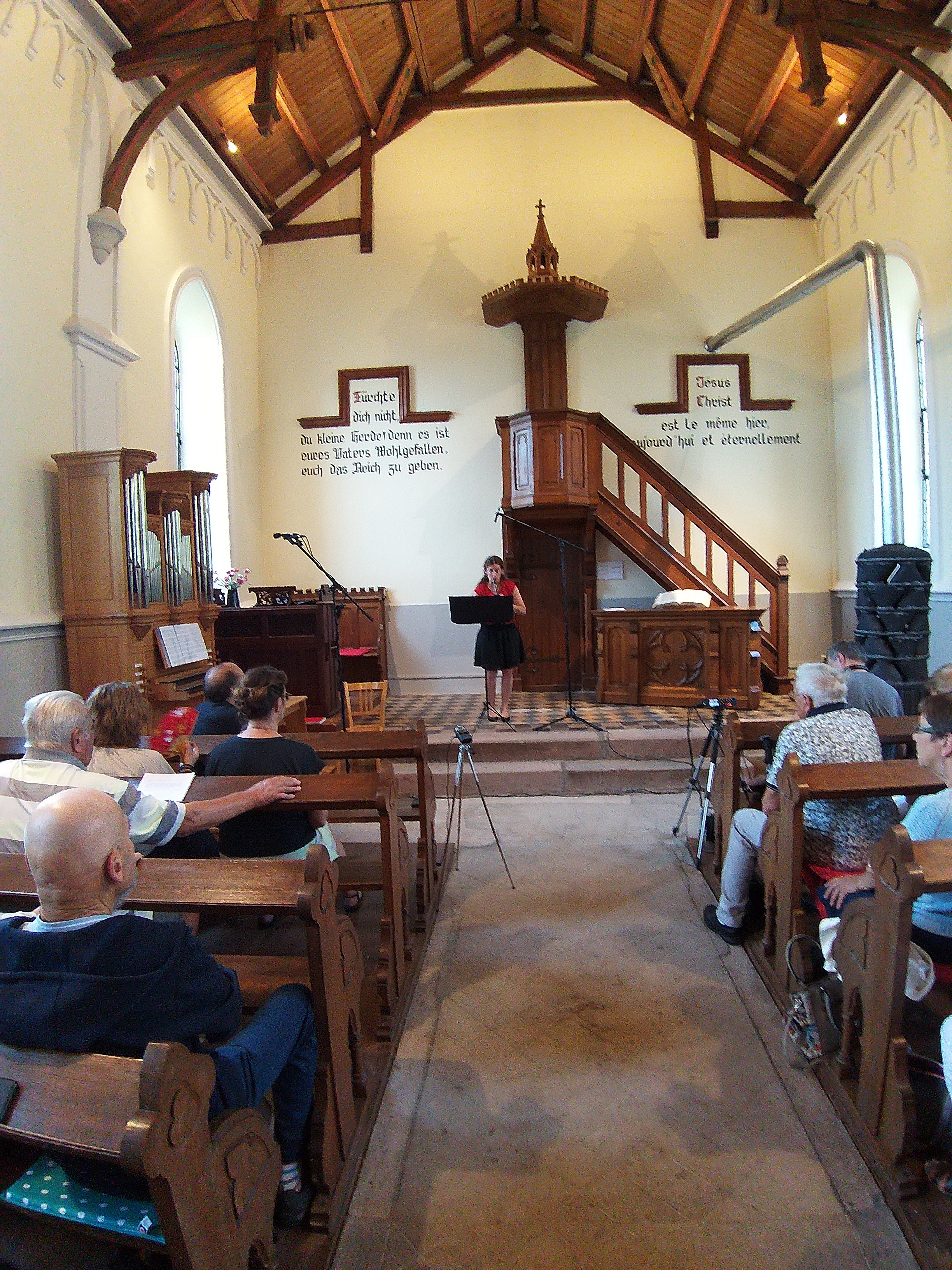 Assistez à un concert dans un temple protestant