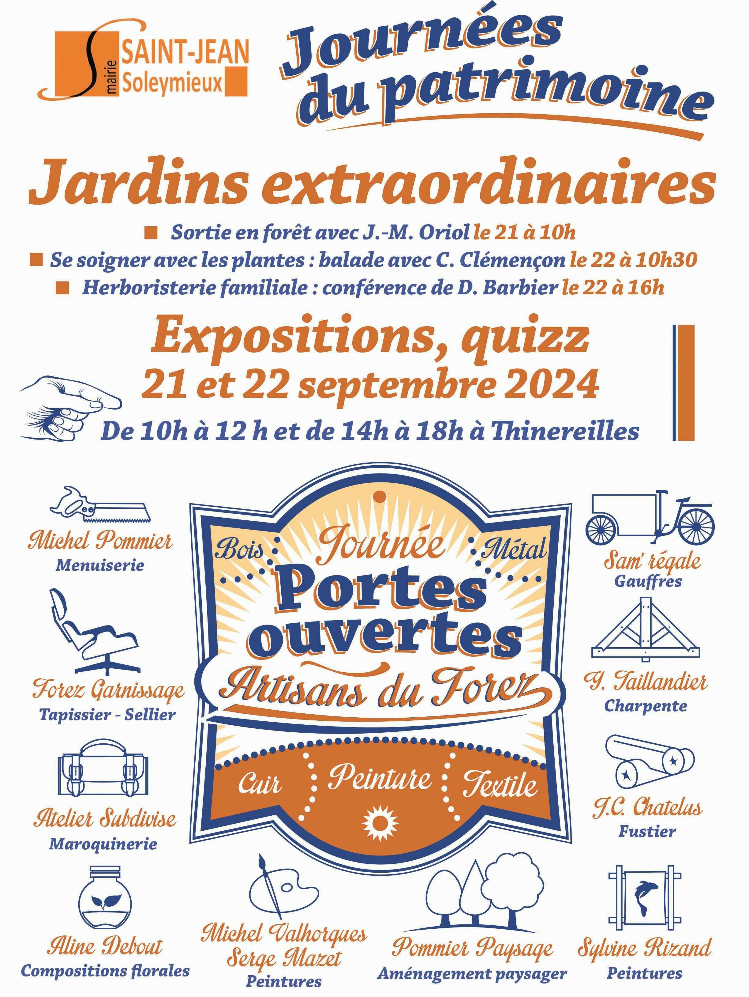 Artisans du Forez et Jardins Extraordinaires Du 21 au 22 sept 2024