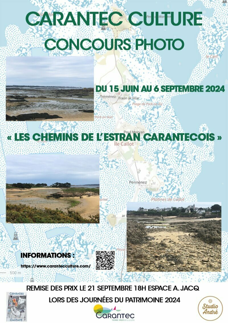 Association Carantec Culture - Exposition des photos du concours... Du 21 au 22 sept 2024