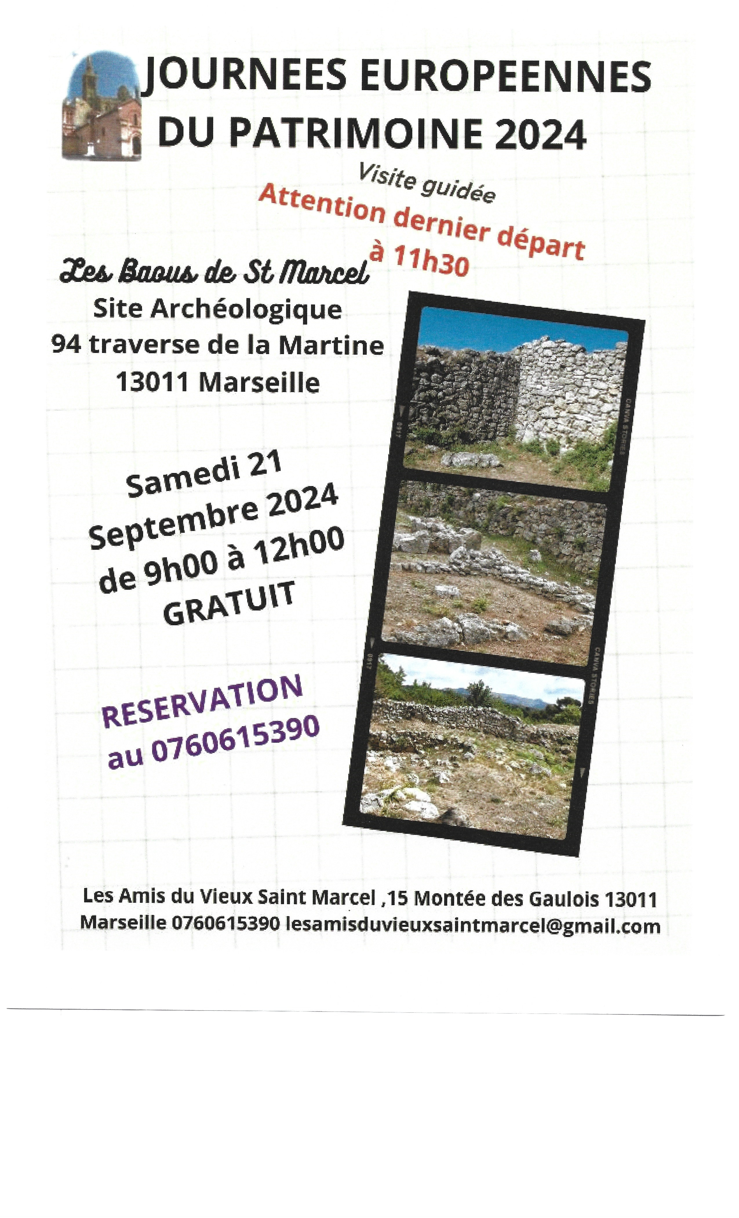 Visite des Baou de Saint Marcel Le 21 sept 2024