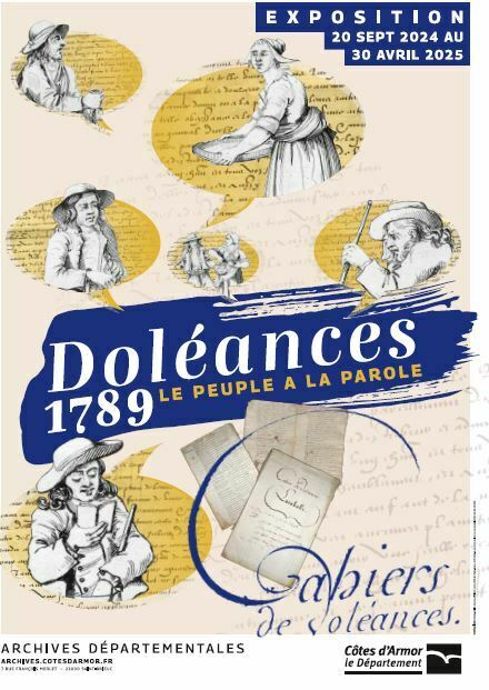 Exposition - Doléances,1789 : le peuple a la parole" Du 21 au 22 sept 2024