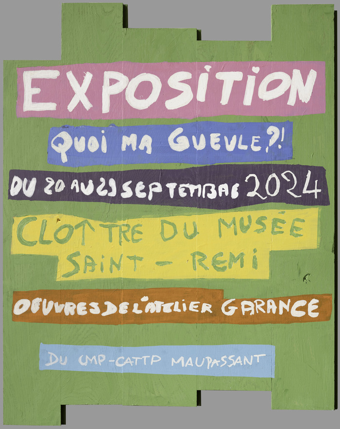 Exposition "Quoi ma gueule !" Du 20 au 22 sept 2024