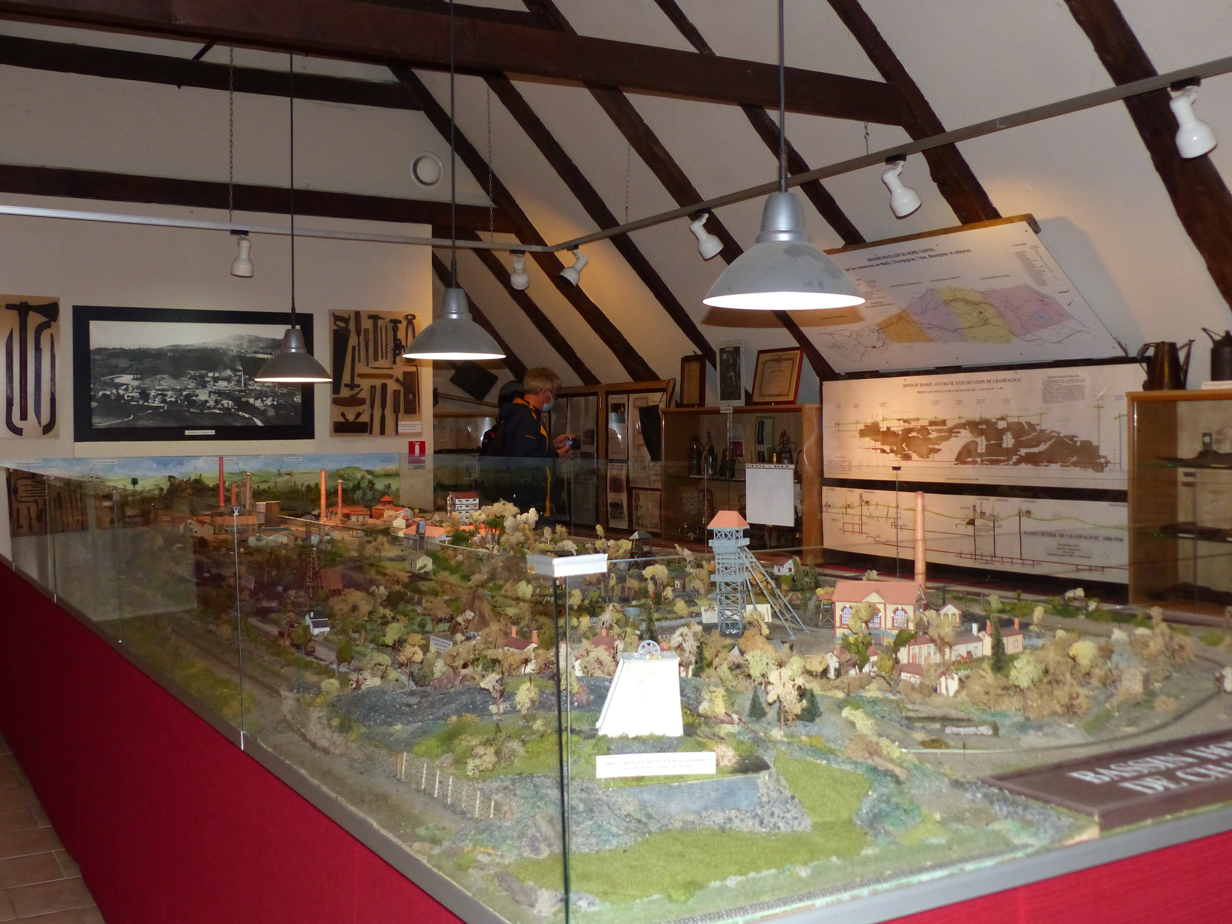 Visite du musée de la Mine de Champagnac