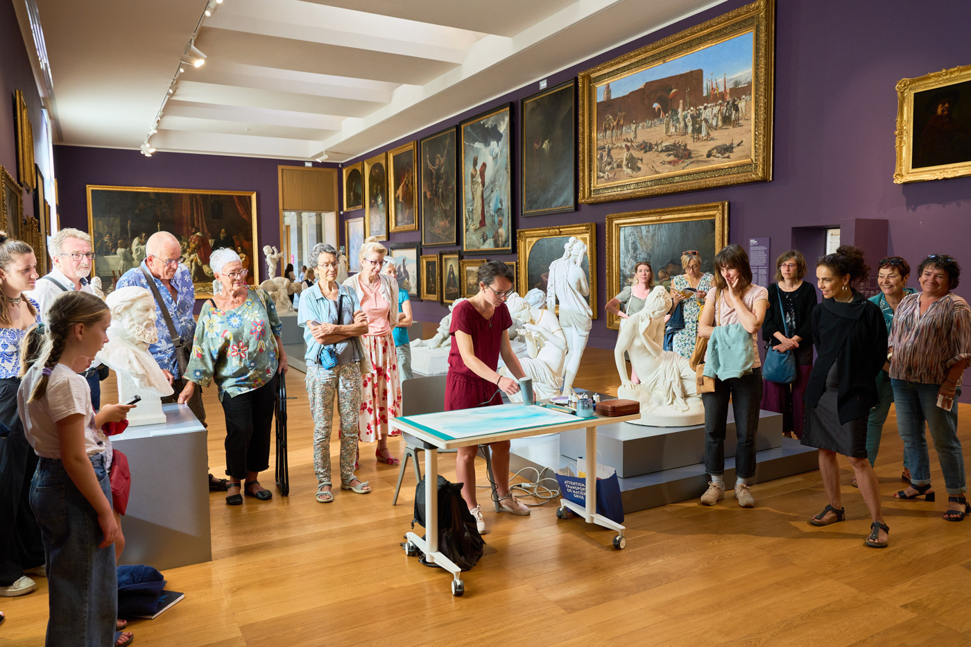 Performances dessinées au musée des Beaux-Arts de Besançon