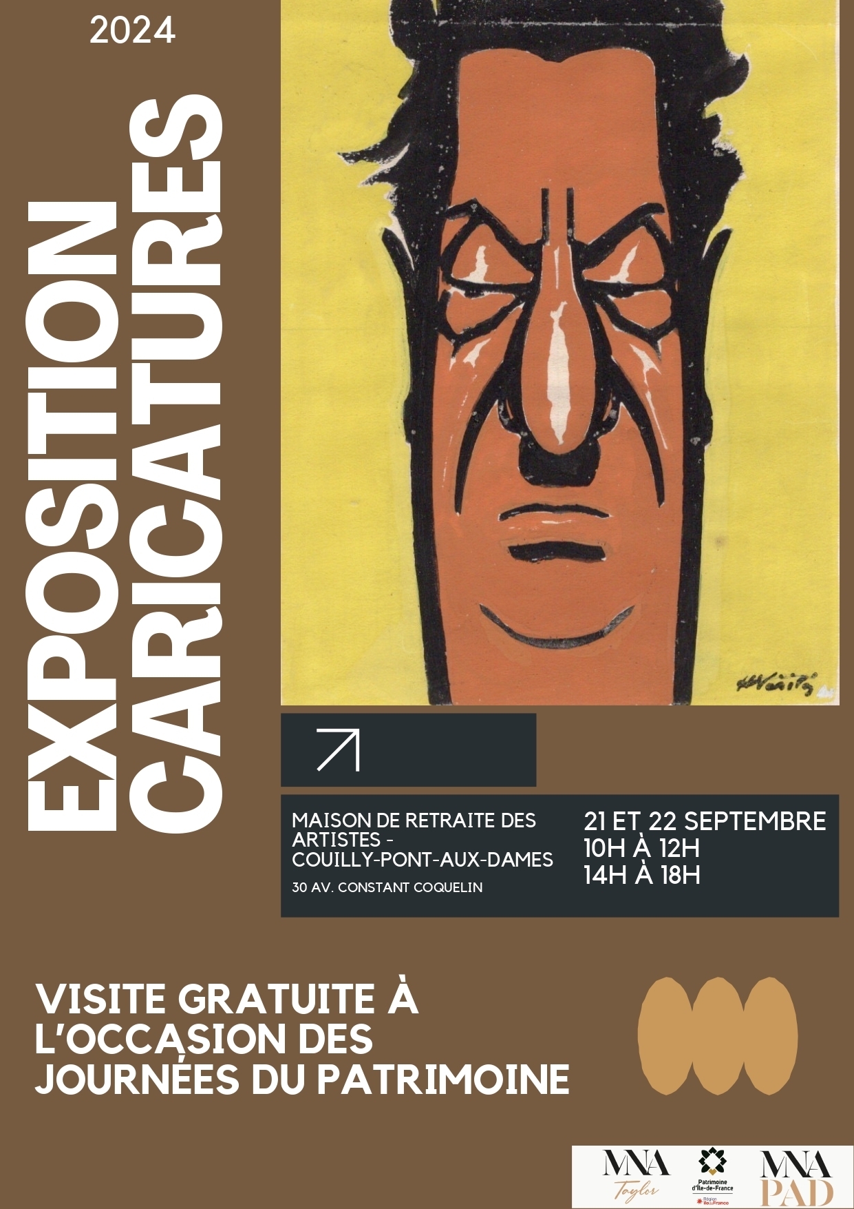 Exposition « Les Caricatures dans le collections du musée... Du 21 au 22 sept 2024