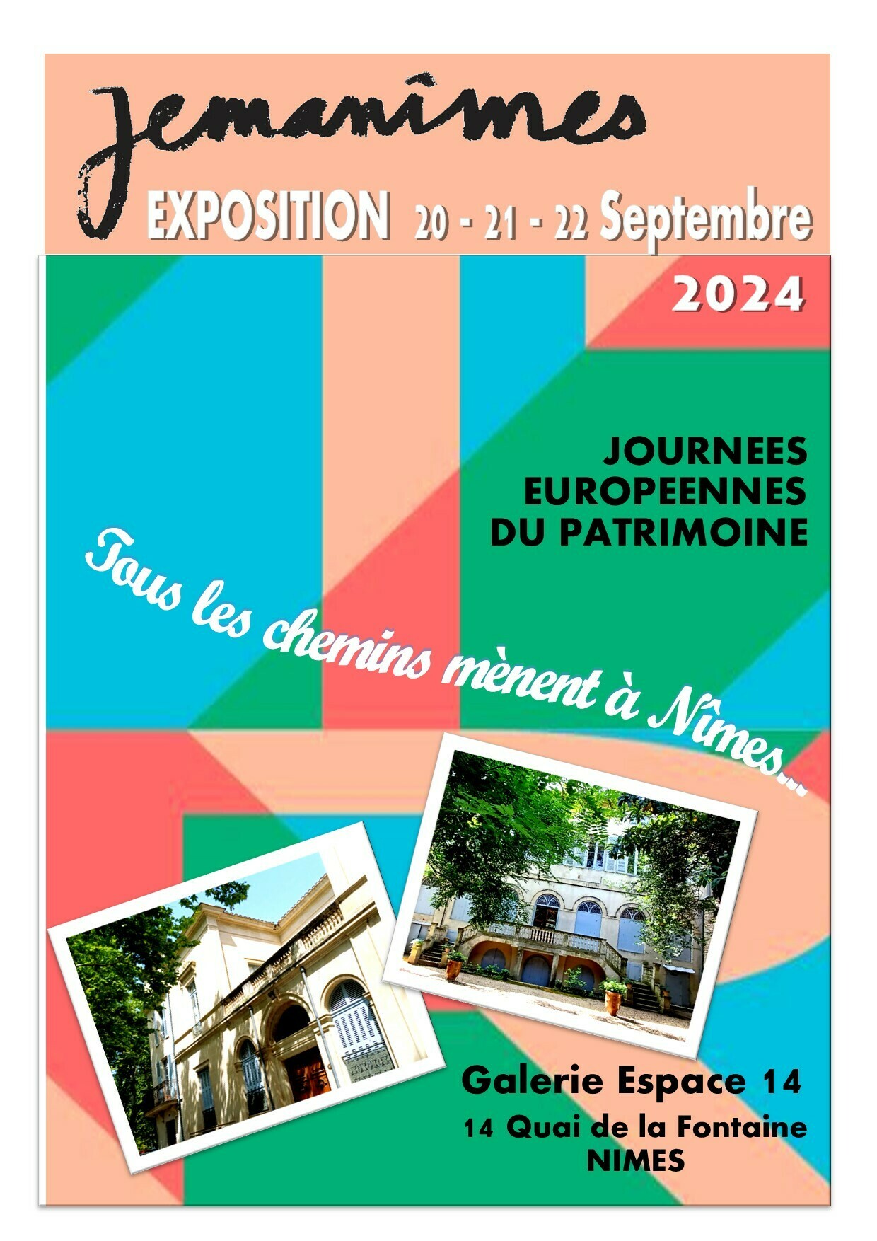 Exposition : « Tous les chemins mènent à... Du 21 au 22 sept 2024