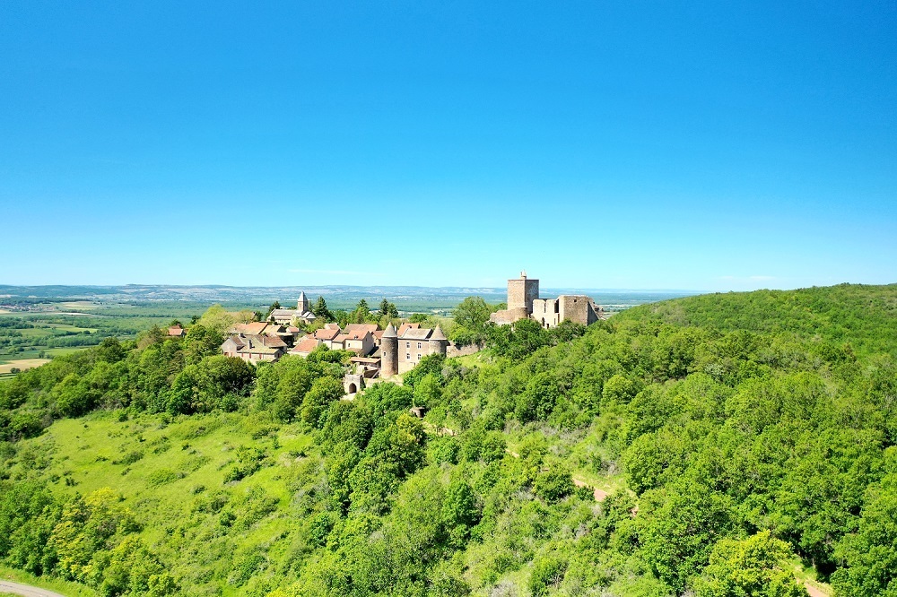 Visite du château de Brancion