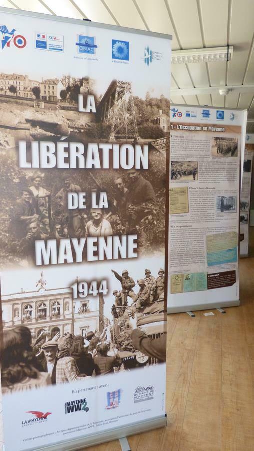 Exposition temporaire "La libération de la Mayenne" Du 21 au 22 sept 2024