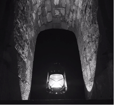 Visite guidée de nuit à la lampe à pétrole du Fort Dorsner à Giromagny